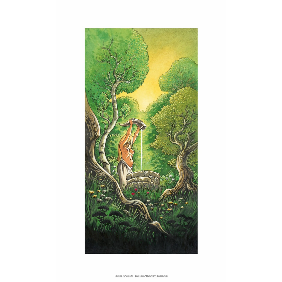 Valhalla - Freja - signeret og nummereret giclée tryk - Peter Madsen - 2024