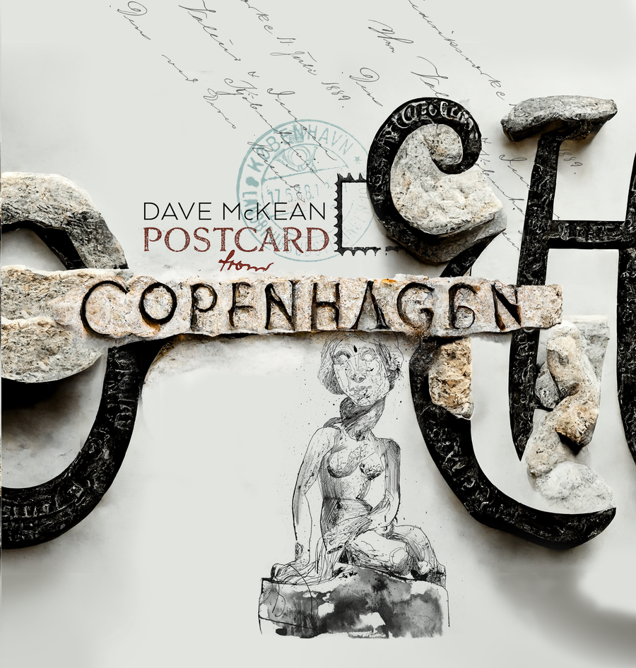 Boats - Postcard from Copenhagen - signeret og nummereret giclée tryk - Dave McKean