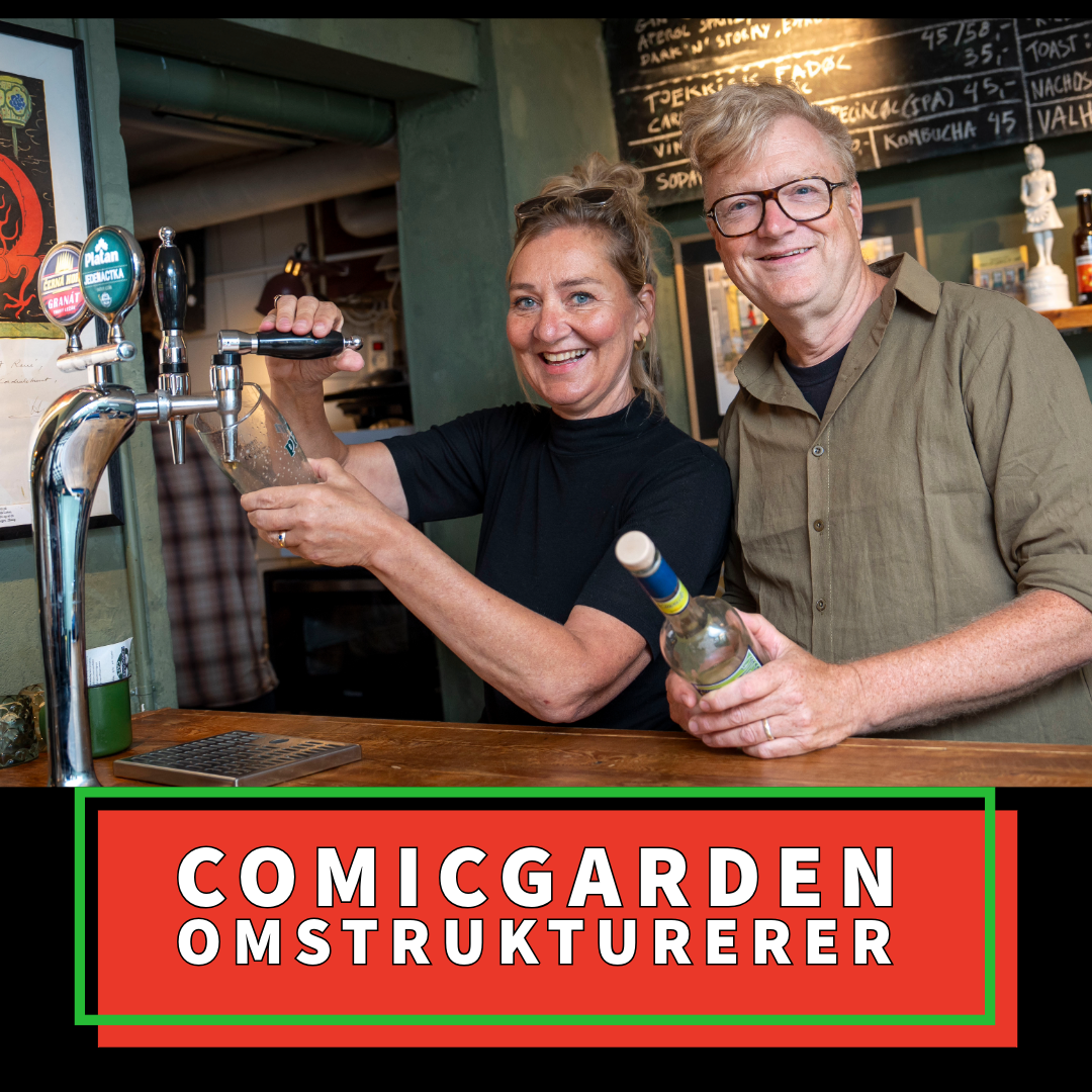 Comicgarden omstrukturer