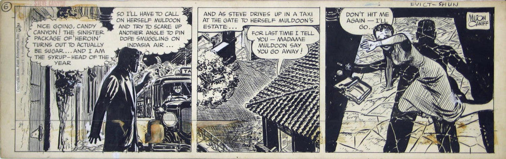 Steve Canyon- original avis stribe - Milton Caniff