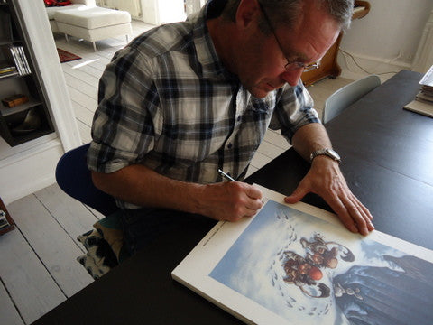 Troldeliv - Spor - signeret kunsttryk - Peter Madsen