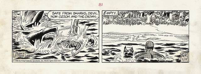 Fantomet - original avis stribe - 18. februar 1998 - George Olesen