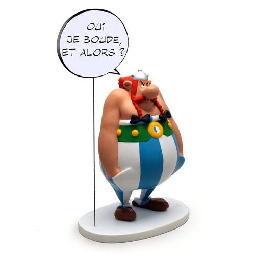 Obelix Ja jeg er sur og hvad så! Uderzo resin figur