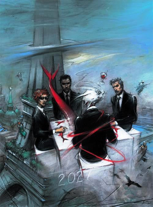 Quatre - signeret kunsttryk - Bilal