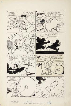 Felix the Cat fra 1953 - original side - Otto Messner