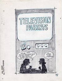 Thumbnail for Bringing up your parents- Television parents - original skitse - Will Eisner