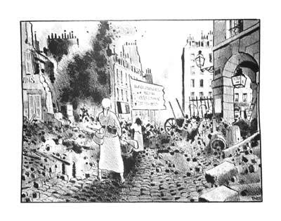 La Commune n°3 - Folkets røst - signeret litografi - Tardi