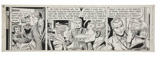 Terry and the pirates - original avis stribe - 27. april 1967 - George Wunder