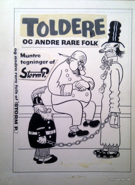 Toldere og andre rare folk - signeret forside - Robert Storm Petersen
