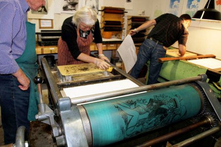 Oliver og Colombine - signeret litografi - Dany