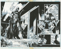 Thumbnail for Batman - The Dark Knight - hæfte 8 side 2 & 3  - Splash - original side - Rob Hunter