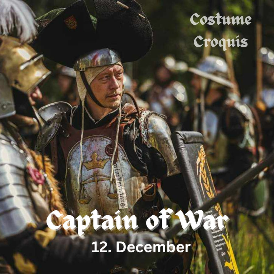 Costume croquis -  Captain of War - 12. december 2024 kl 18
