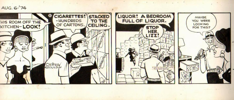 Dick Tracy - original avis stribe - Chester Gould