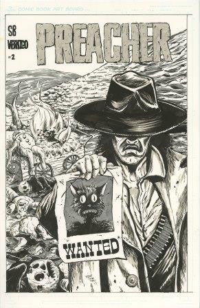 Preacher - homage cover - Matthew Kirscht