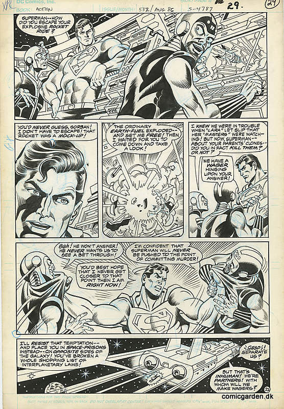 Superman - panelside - Alex Saviuk & Kurt Schaffenberger