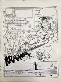 Thumbnail for Superman og Fredsbomben - page 31 - original art  - Teddy Kristiansen