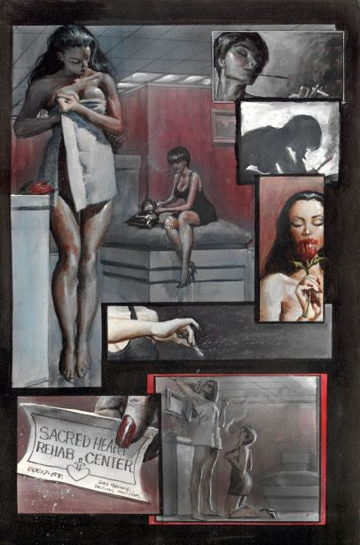 Vampirella - original art - issue7 page 8 - 2002 - Mark Texeir