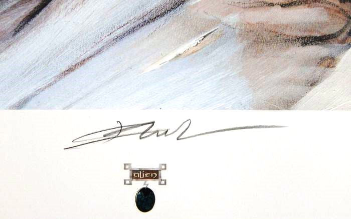 Tintouin au Tibet - signeret og nummereret kunsttryk - Bilal