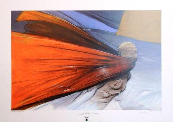 Tintouin au Tibet - signeret og nummereret kunsttryk - Bilal