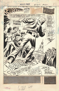 Thumbnail for WORLD'S FINEST COMICS - Issue 204 - page 1 -Title splash - Dick Dillin & Joe Giella