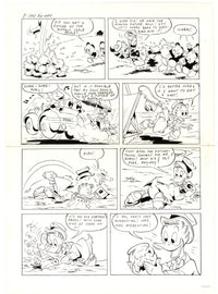 Thumbnail for Kalle Aker hæfte 2 - side 8 fra 20- original Disney side - Daniel Branca