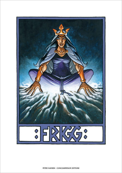 Frigg - Valhalla - signeret og nummereret kunsttryk af Peter Madsen