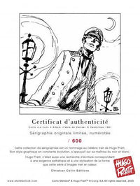 Thumbnail for Corto Maltese - La Nuit - limiteret serigrafisk tryk - Hugo Pratt