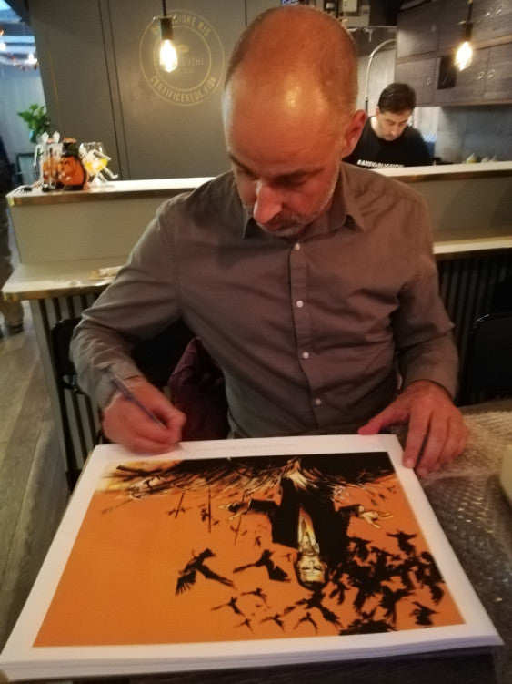 Forside Nick Cave - signeret og nummereret giclée tryk - Reinhard Kleist