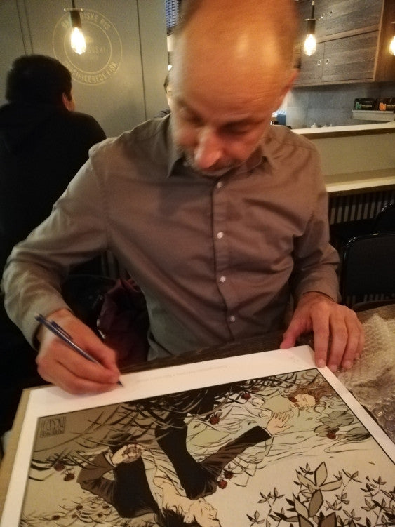 The wild roses grow - signeret og nummereret giclée tryk - Reinhard Kleist