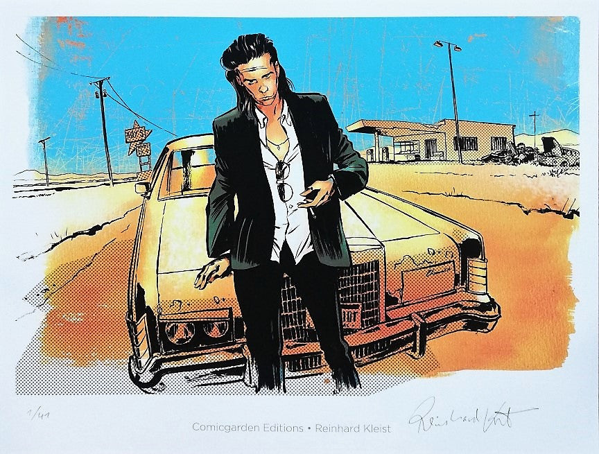 The road to god nows where - signeret og nummereret giclée tryk - Reinhard Kleist