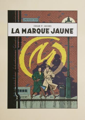 Blake & Mortimer - Det gule mærke - kunsttryk - Jacobs