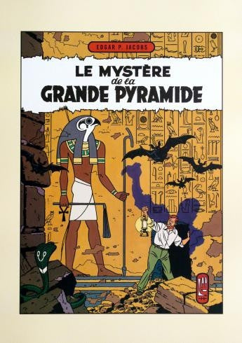 Blake & Mortimer - Pyramidens hemmelighed - kunsttryk - Jacobs