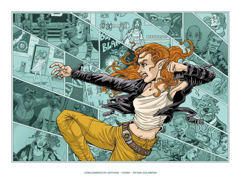 Kijara - signeret og nummereret giclée tryk - Tatiana Goldberg