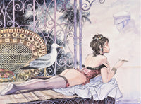 Thumbnail for Esmeralda - Corto Maltese Hugo Pratt Homage - signeret kunsttryk - Milo Manara