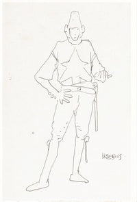 Thumbnail for Starwatcher - Original tegning - Moebius