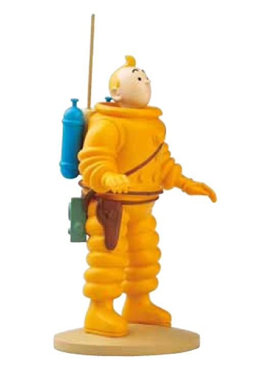 Tintin i rumdragt - Resin figur - 12 cm