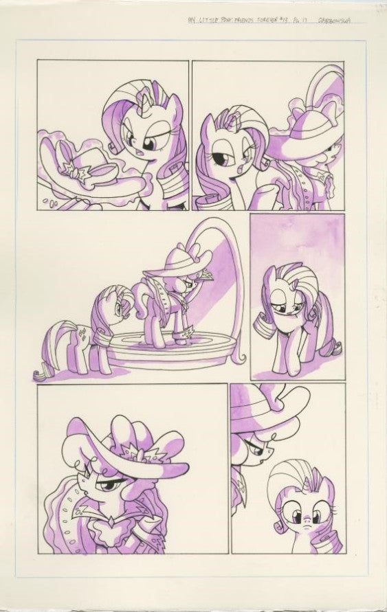 My little Pony - original panelside - Agnes Garbowska
