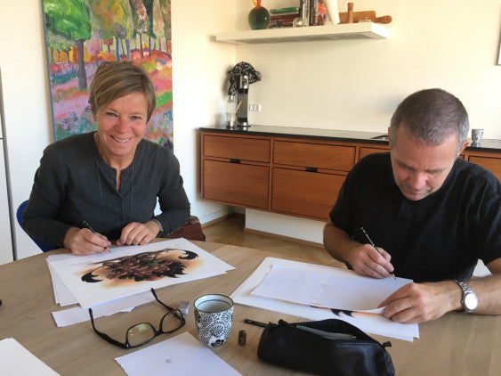 Paja & Pajko - dobbelt signeret pigmenttryk fra Troldeliv universet - Sissel Bøe & Peter Madsen