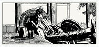 Thumbnail for Corto Maltese -Sous la véranda -  limiteret serigrafisk tryk - Hugo Pratt