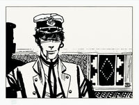 Thumbnail for Corto Maltese -Sous le signe- limiteret serigrafisk tryk - Hugo Pratt