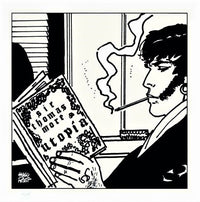 Thumbnail for Corto Maltese - Utopia - limiteret serigrafisk tryk - Hugo Pratt