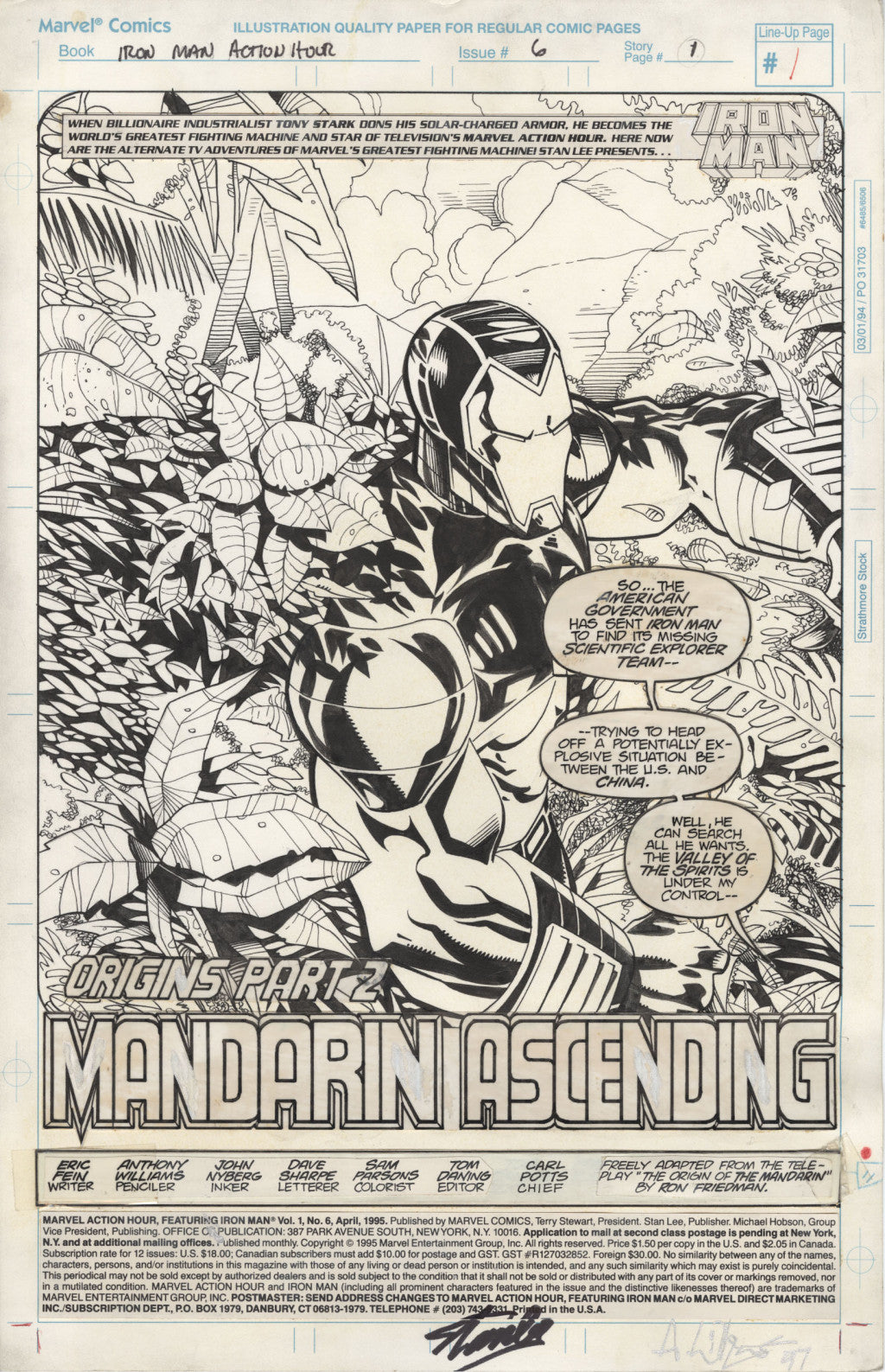 Marvel Action Hour - Issue 6 - Title page - Anthony Williams & John Nyberg