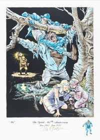 Thumbnail for The Spirit 60 års jubilæum - signeret kunsttryk - Will Eisner