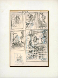 Thumbnail for Dead End portfolio skitse - oiginal skitsetegning - Will Eisner