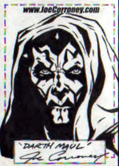 Dart Maul - original tegning - Joe Corroney