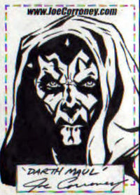 Thumbnail for Dart Maul - original tegning - Joe Corroney