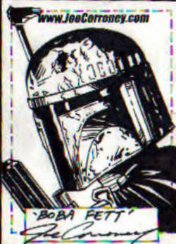 Boba Fett - original tegning - Joe Corroney