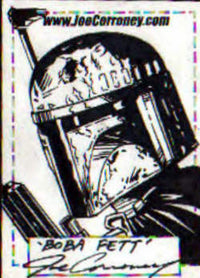 Thumbnail for Boba Fett - original tegning - Joe Corroney