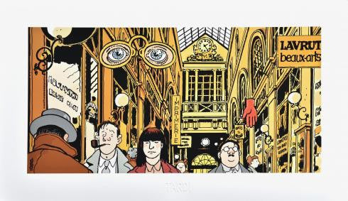 Nestor Burma - IIème arrondissement - nummereret pigmenttryk - Tardi