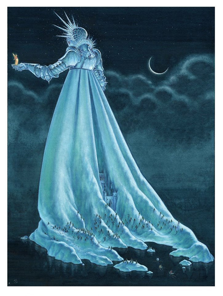 Winter Queen- signeret pigmenttryk - Malene Reynolds Laugesen